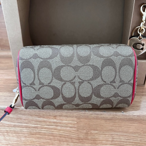 Coach Boxed Mini Rowan Crossbody With Hearts Key Ring In Signature CN751 - Picture 6 of 10